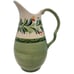 Vintage Gail Pitman Pitcher Provence 80oz Sage Green Ivory Yellow Red Accents
