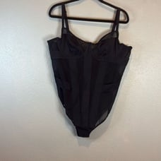 Torrid strappy black lingerie bodysuit 3