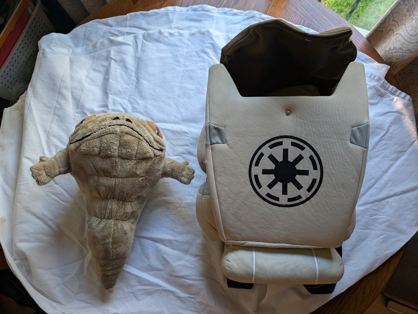 Original Star Wars Clone Wars Rotta the Hutt Plush (with backpack)