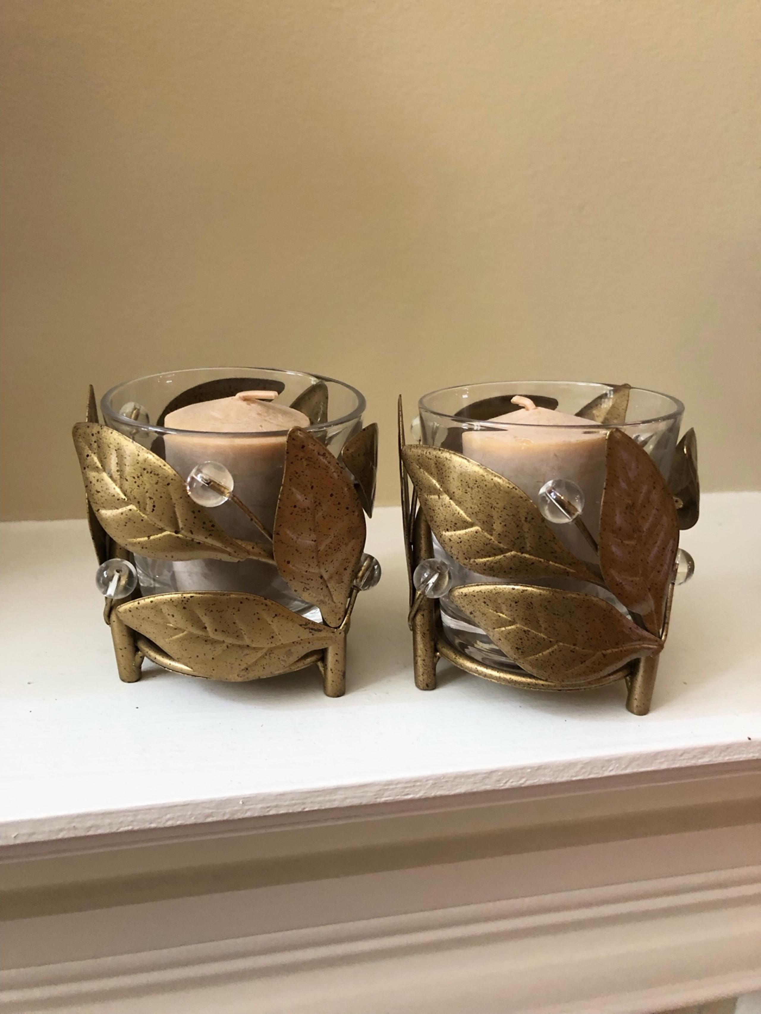 White Barn Votive Candle Holders