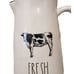 RAE DUNN FARMLINE FRESH Cow PITCHER Moo Farmhouse Decor