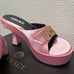 Brand new, unused Versace shoes, pink mules, size 24.5cm-25cm sandals.