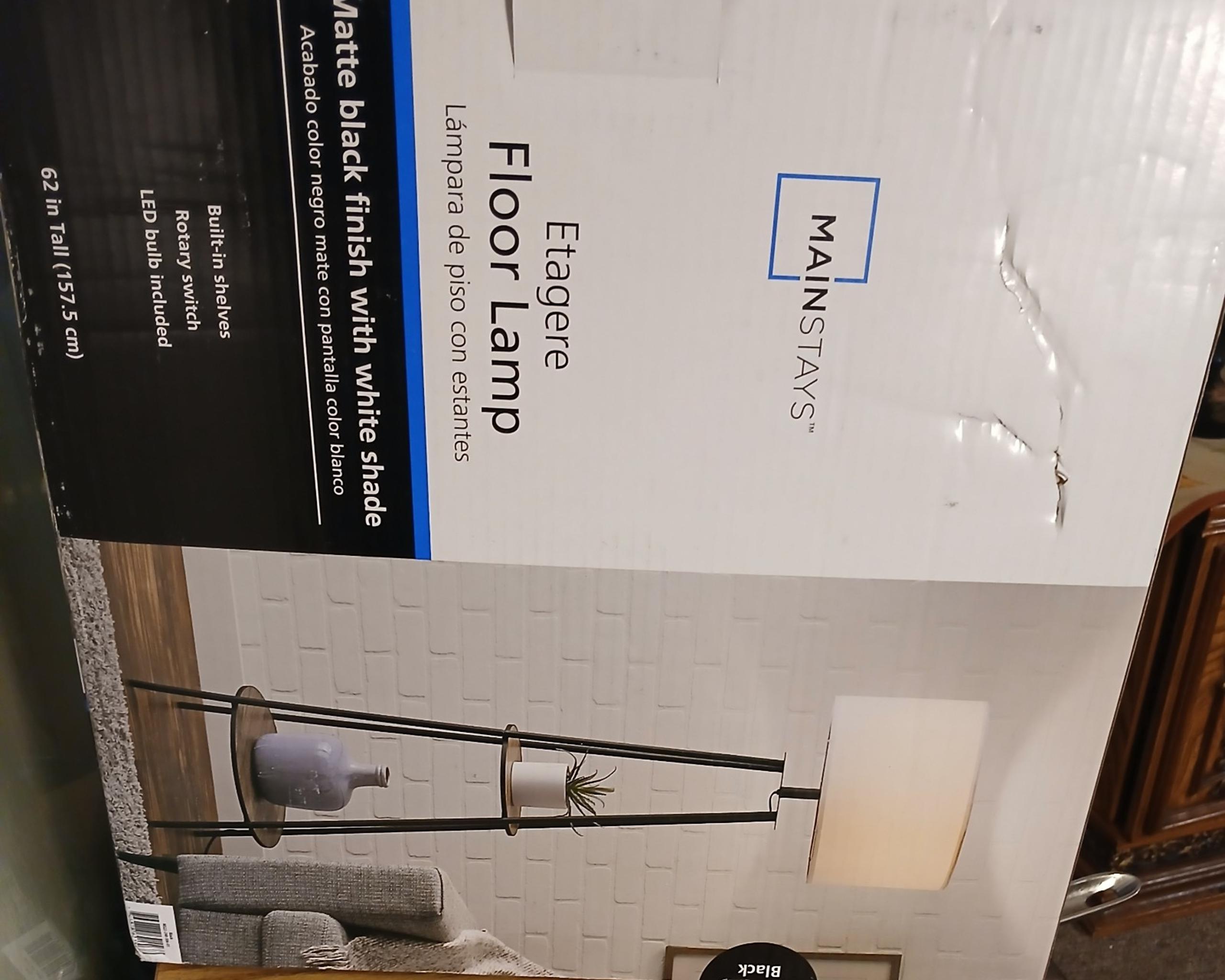 Mainstays eager floor lamp