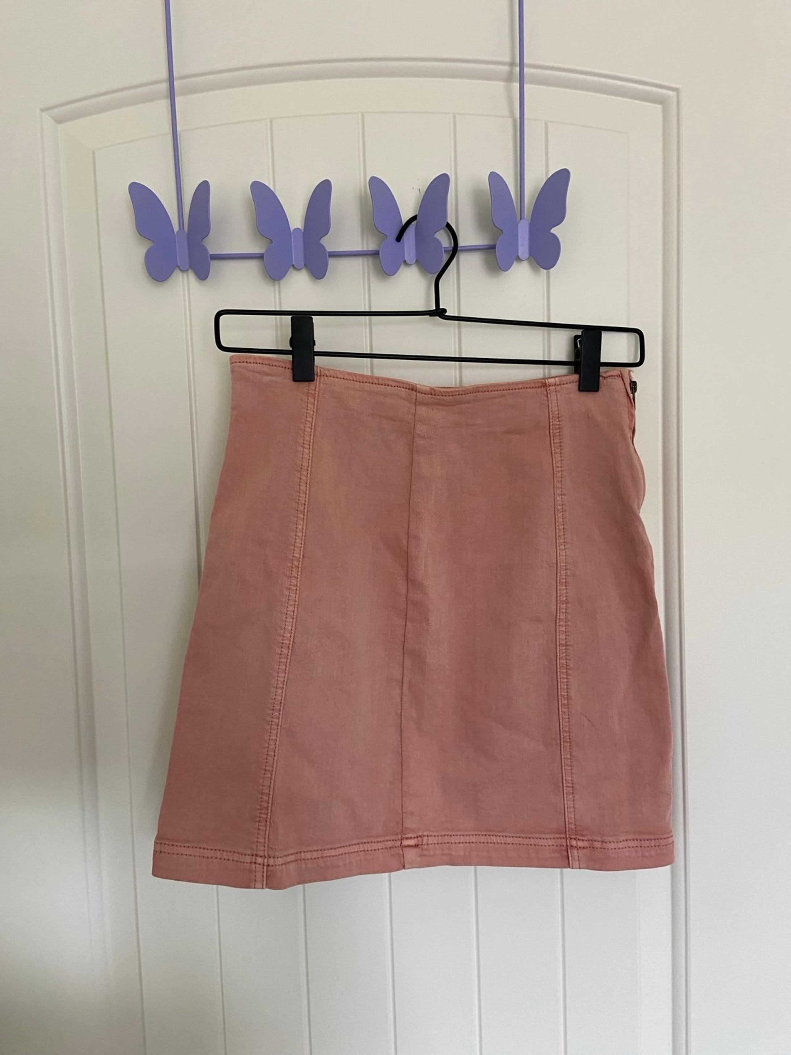 NWOT | Pacsun women’s pink denim miniskirt — 25” waist