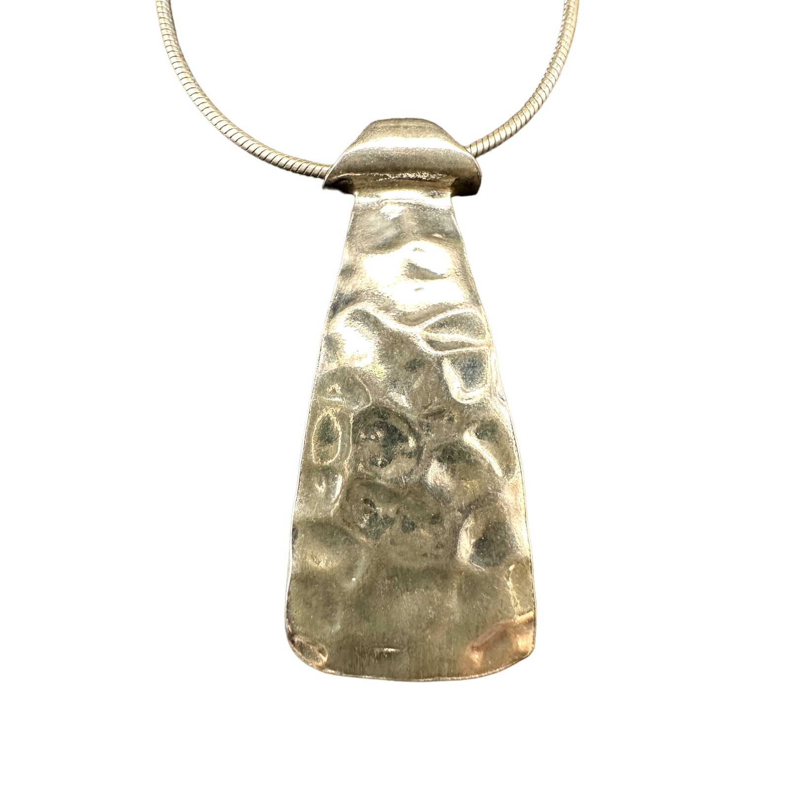 Silpada CURVED STERLING PENDANT NECKLACE - 17 Signed