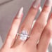 925 OVAL WEDDING RING