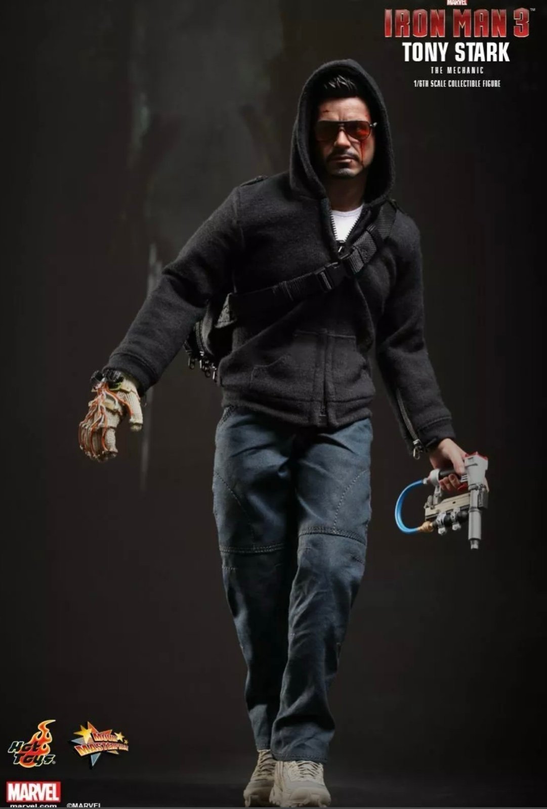 Hot Toys Tony Stark Iron Man 3 (The Mechanic) Sideshow Exclusive NIB Marvel