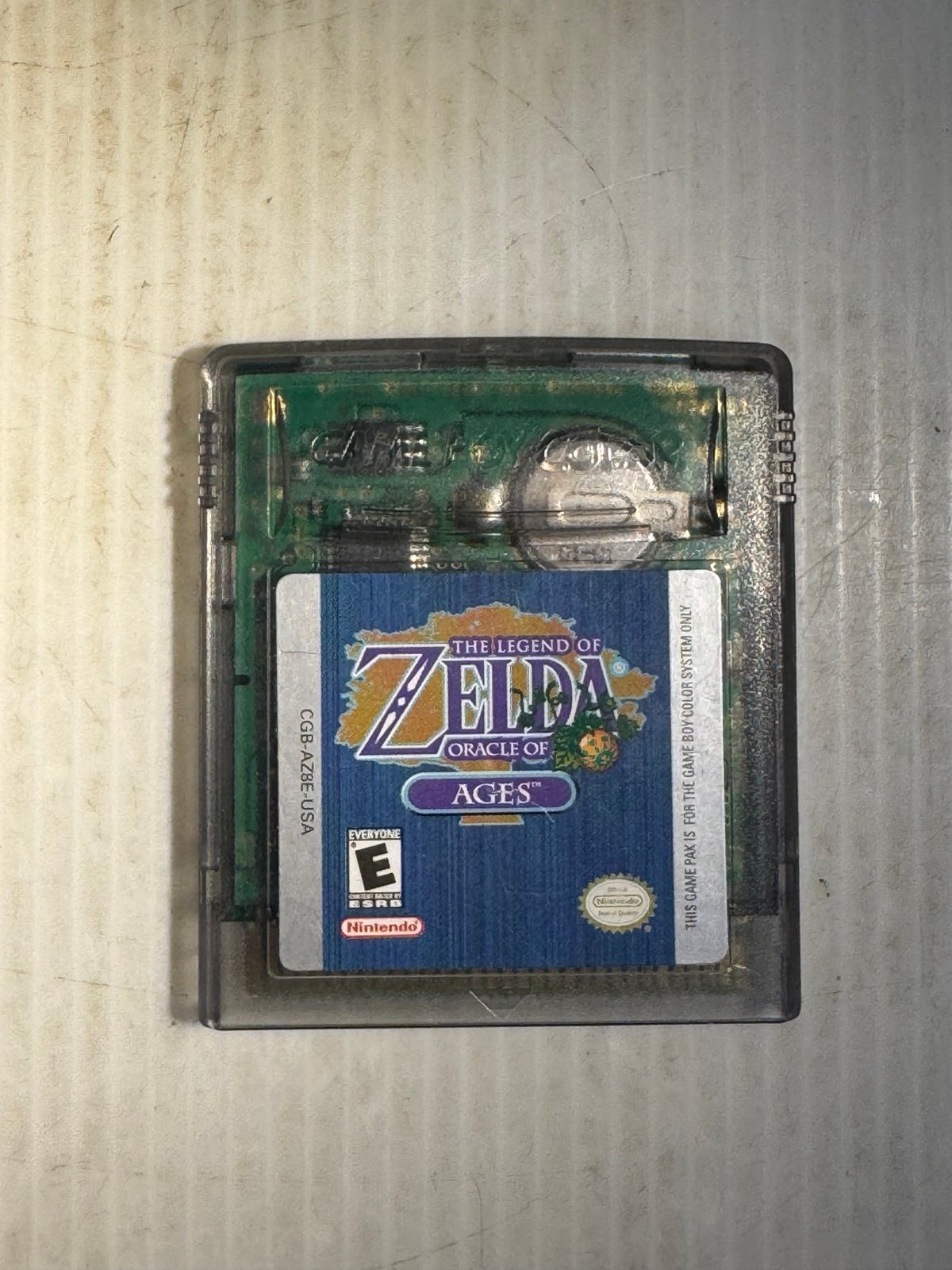 Legends of Zelda Oracle of Ages Nintendo Gameboy Color