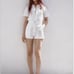 Women's Zara Denim White Jumpsuit/Romper Size S