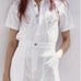Women's Zara Denim White Jumpsuit/Romper Size S