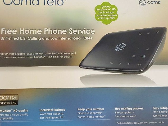 Ooma Telo Free Home Phone service device