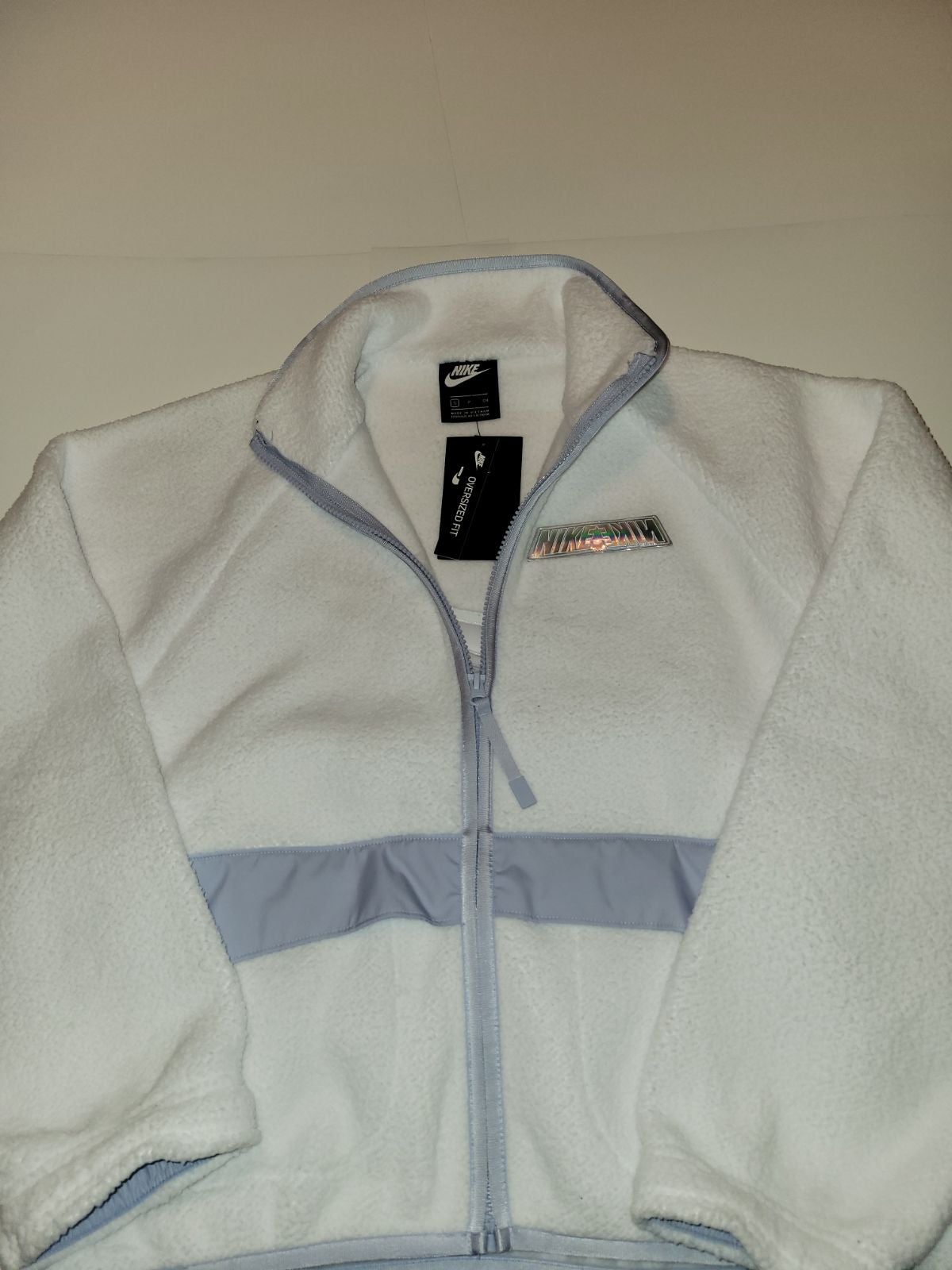 Nike Sportswear Women's Sherpa Jacket White Medium