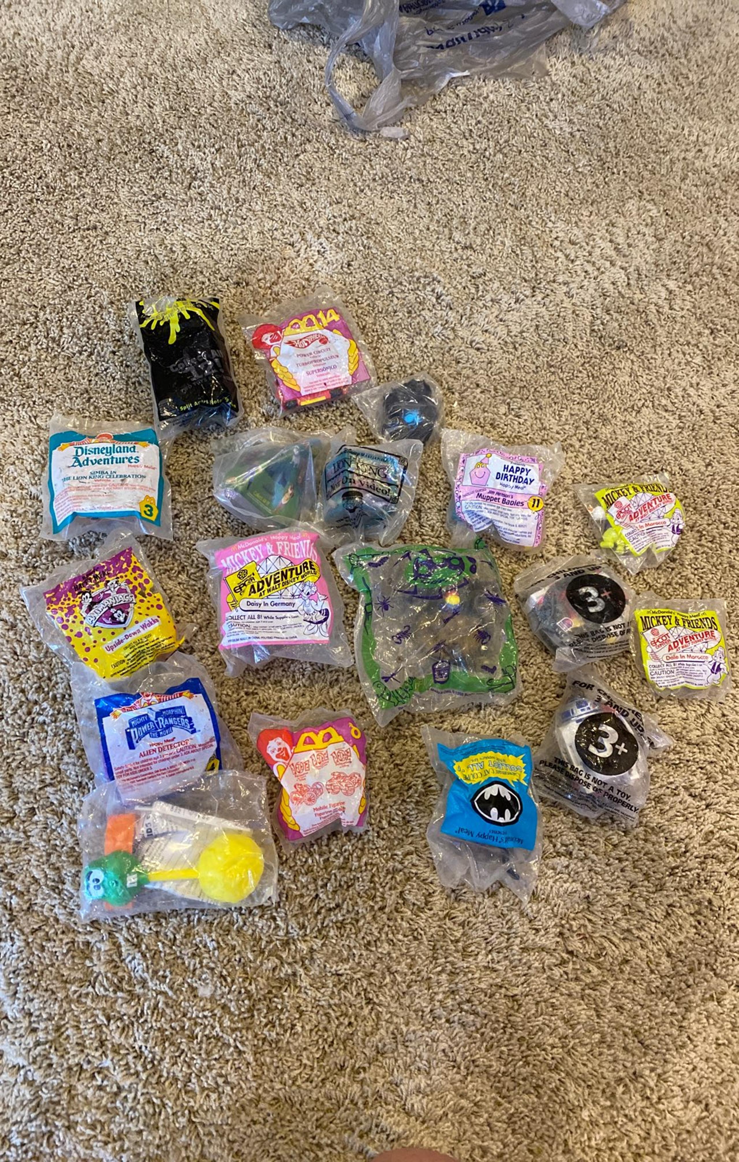 Happy meal toy lot