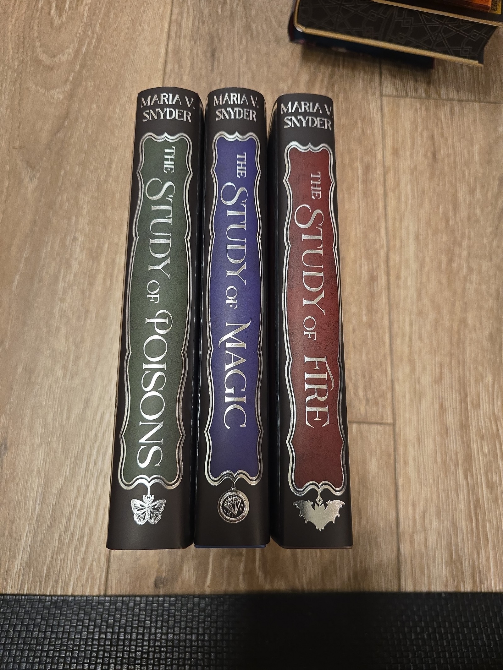 Butterfly Book Club Signed A Study of Poison Series, by Maria V. Snyder
