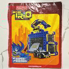 Fisher Price | Trio Blocks Batman Batcave Set Discontinued Black Blue Red T3832