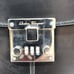 Salvatore Ferragamo Black Pebble Leather Strapped Briefcase Combination Lock