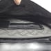 Salvatore Ferragamo Black Pebble Leather Strapped Briefcase Combination Lock