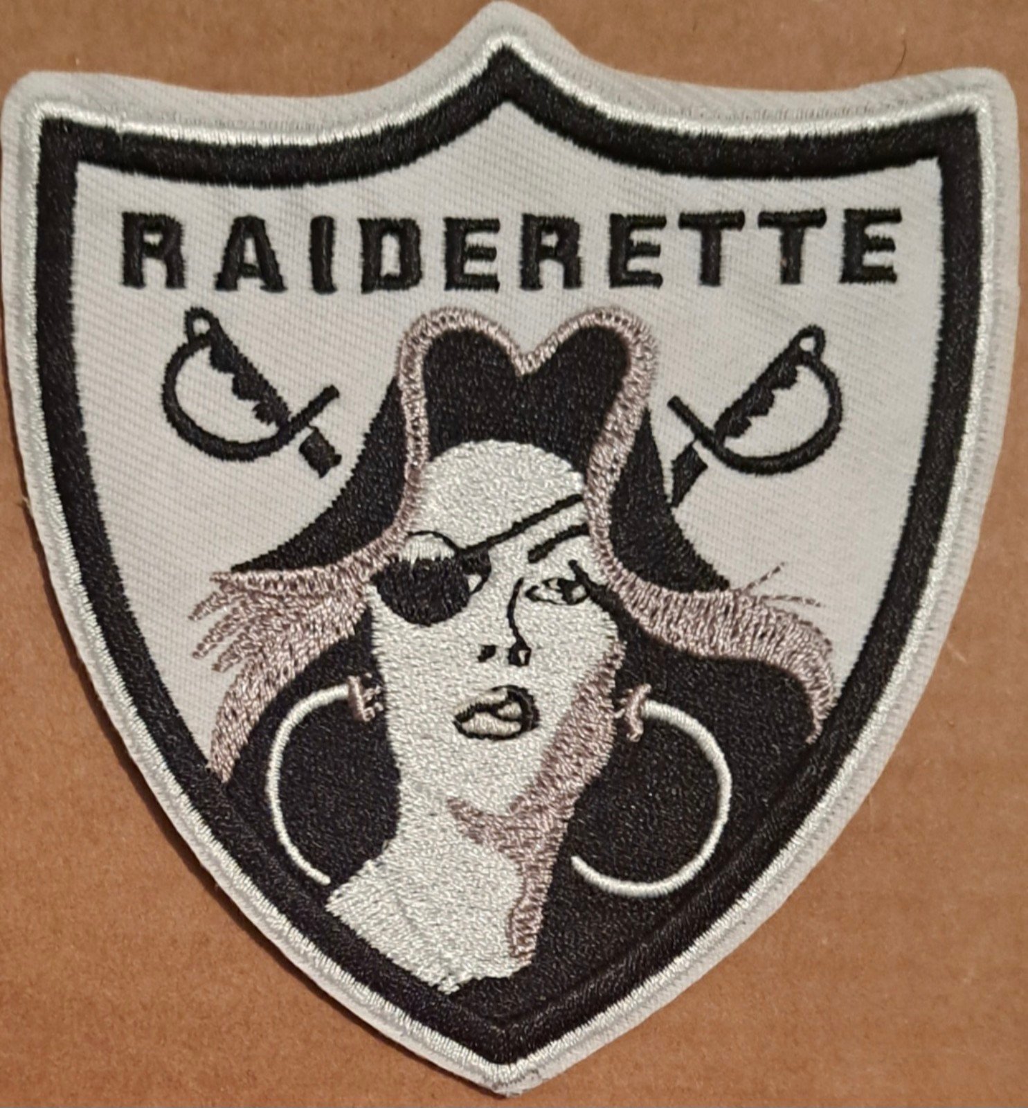 Las Vegas Raiders Raiderette embroidered Iron on patch 6 ct.