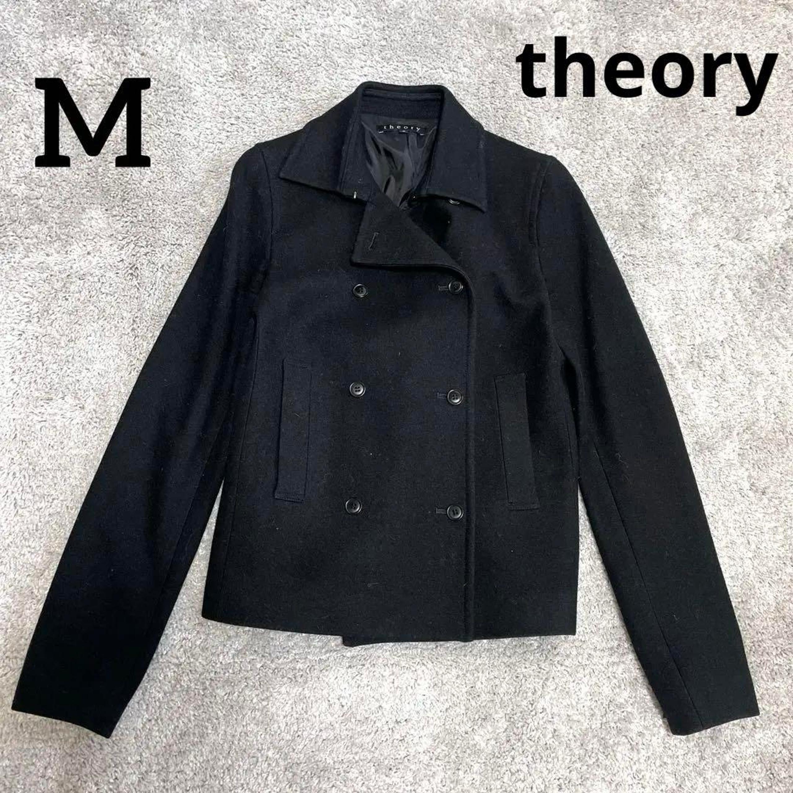 Excellent Condition Theory P Coat Wool Jacket M Black