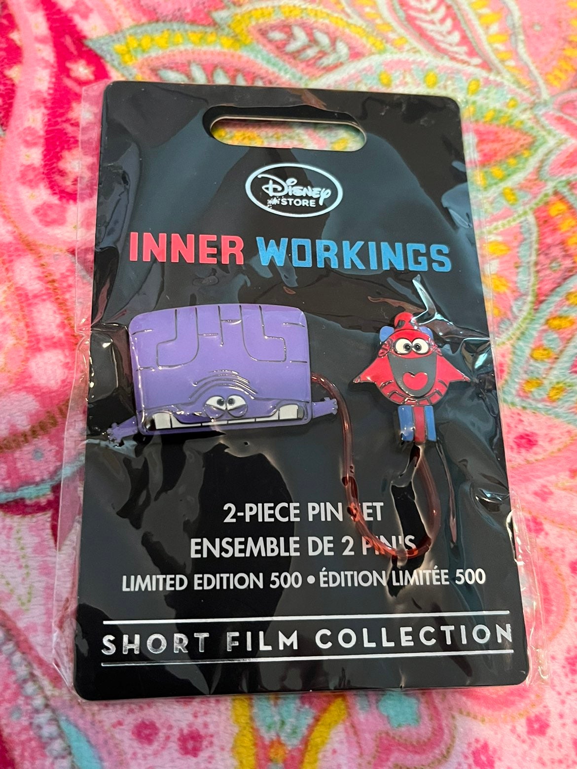 Inner Workings two pin set Rare Disney Short