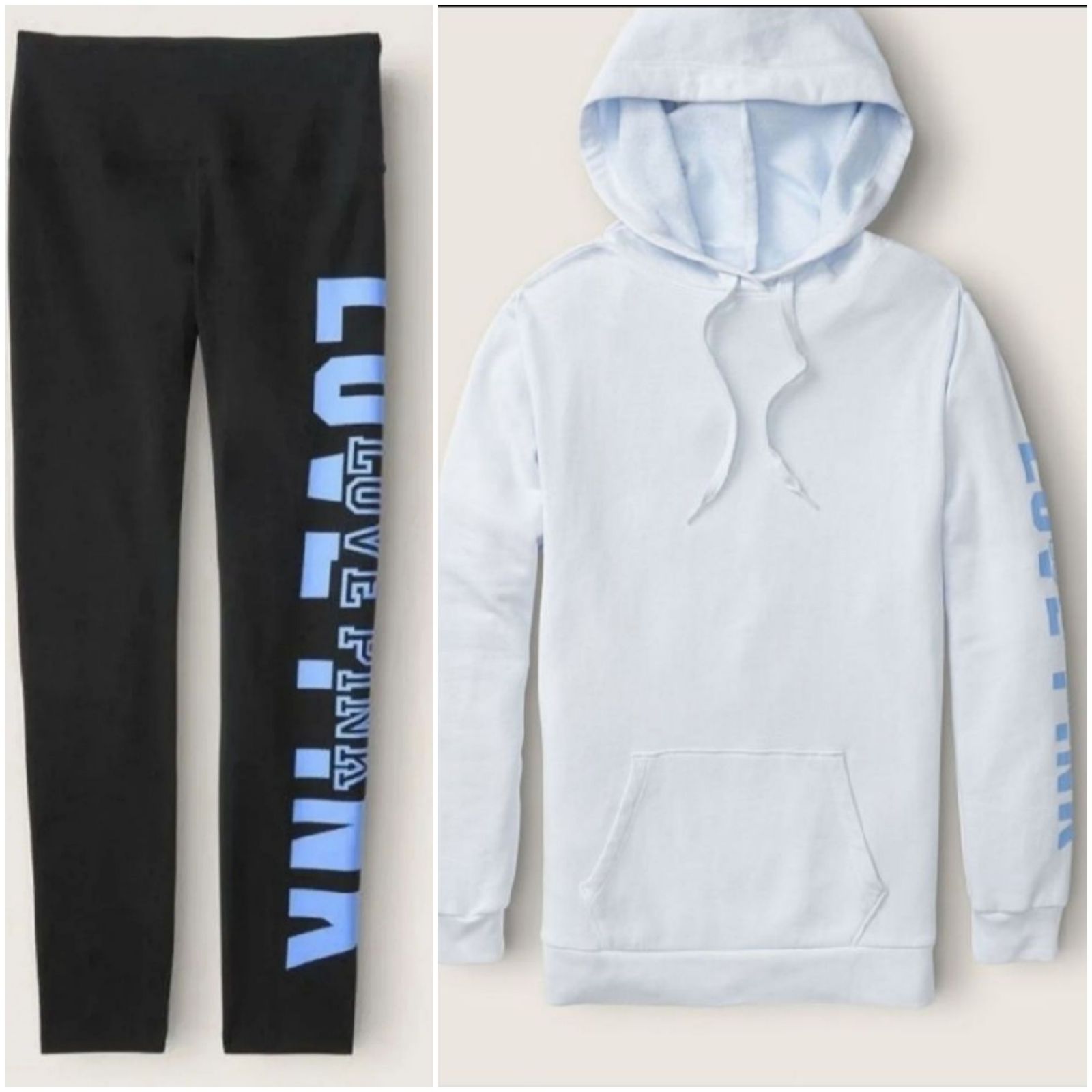 Victoria Secret PINK Matching Legging & Hoodie Set
