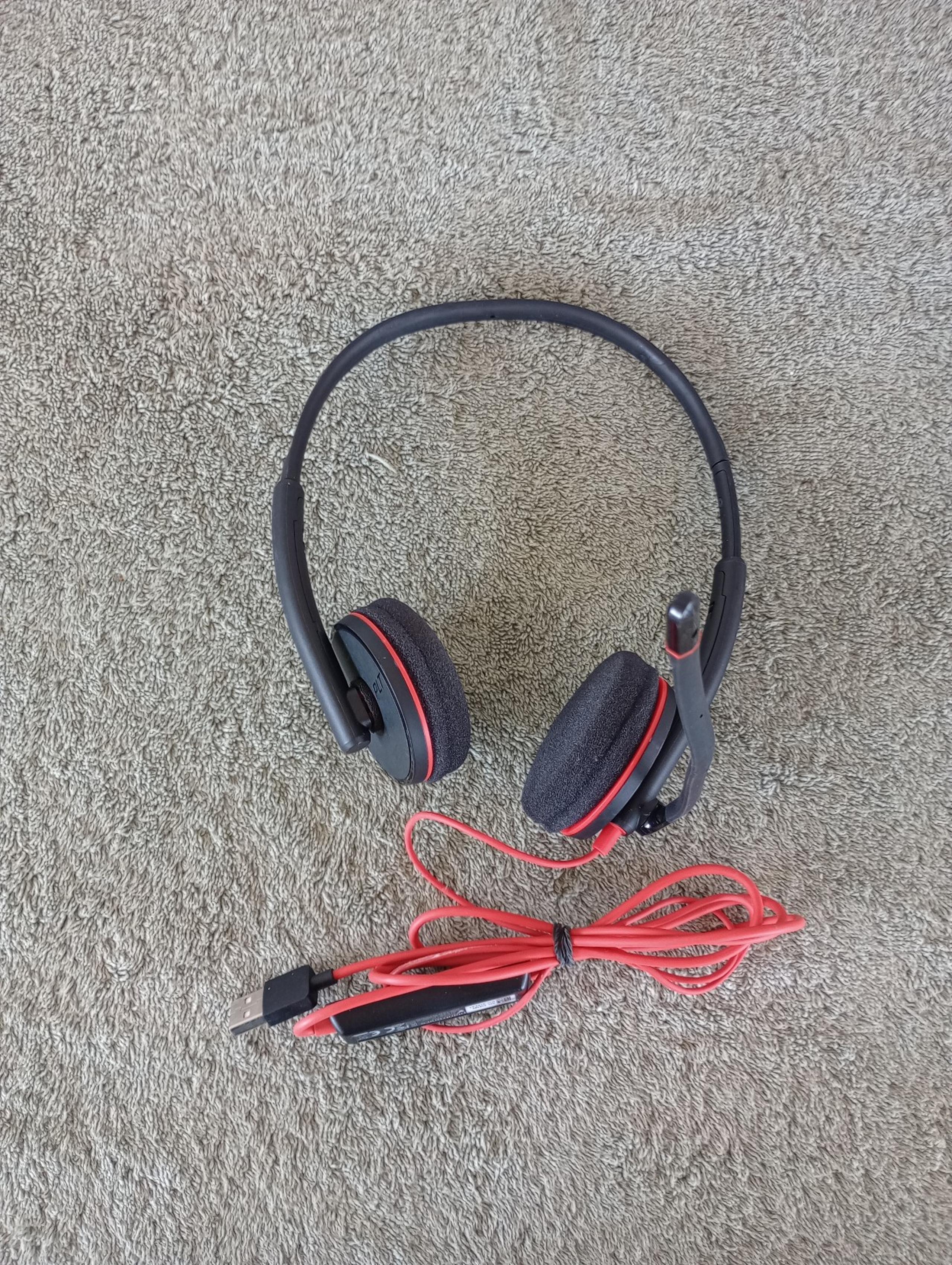 Plantronics Blackwire C3220 Microsoft Lync USB-A Stereo Computer Headset