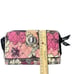 Vera Bradley Floral Mocha Rouge Turn Lock Wallet Size 7 x 4