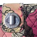 Vera Bradley Floral Mocha Rouge Turn Lock Wallet Size 7 x 4