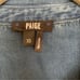 Anthropologie Paige Chamberlain Blue Denim Lace Up Front Shorts Romper XS