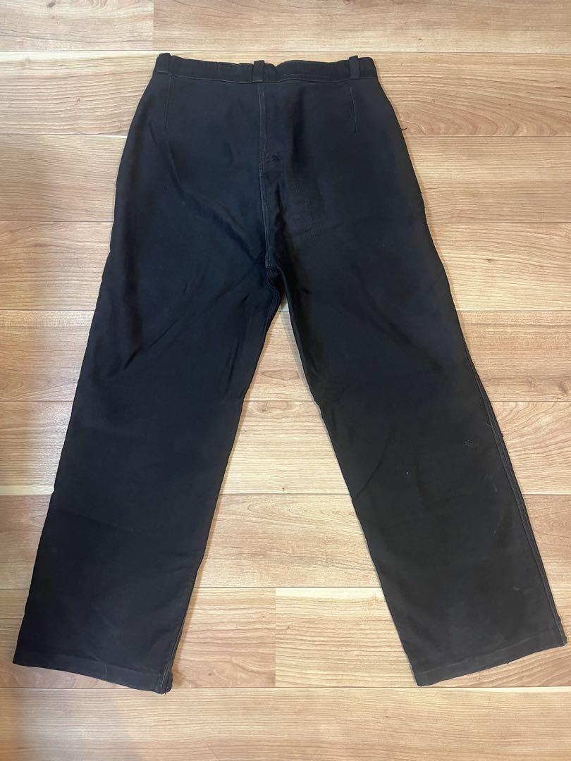 Awesome 50s French vintage black moleskin pants Cargo