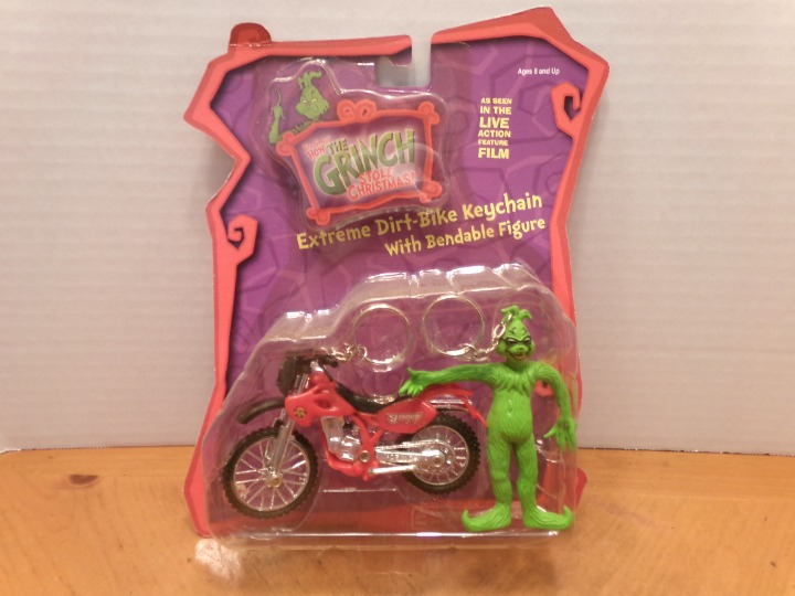 RARE HOW THE GRINCH STOLE CHRISTMAS EXTREME DIRT-BIKE ERROR RED (NOT PURPLE)