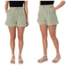 Sale! 158 Joie Women’s Cotton-Linen Pleated Short Faded Cactus Size L