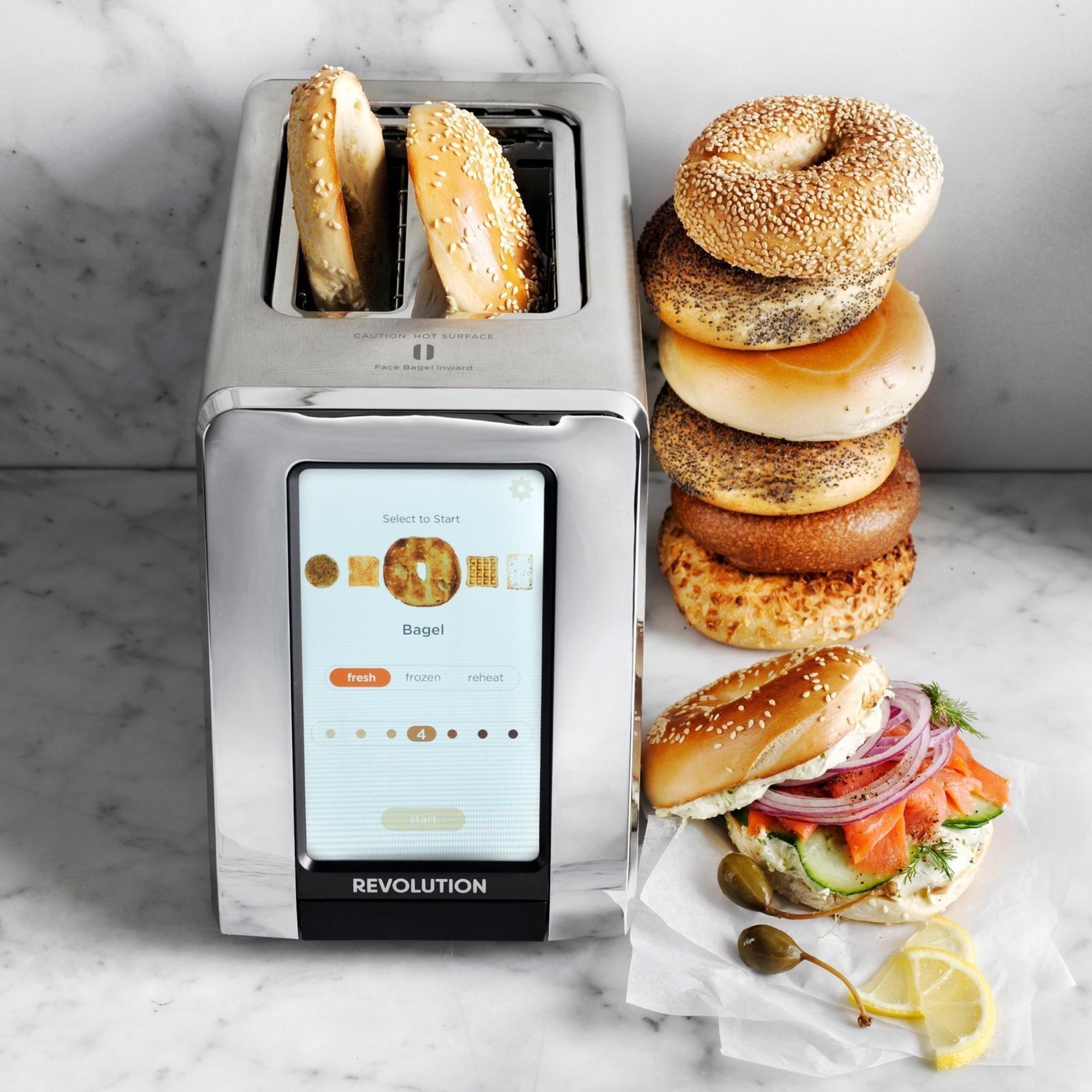 Touch screen toaster