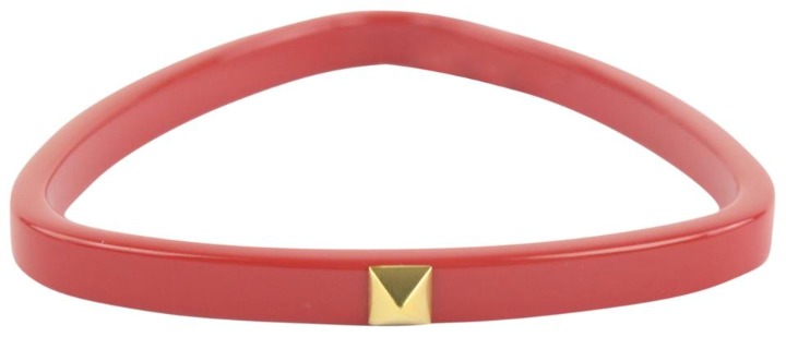 Hermès Red and Gold Idylle Triangle