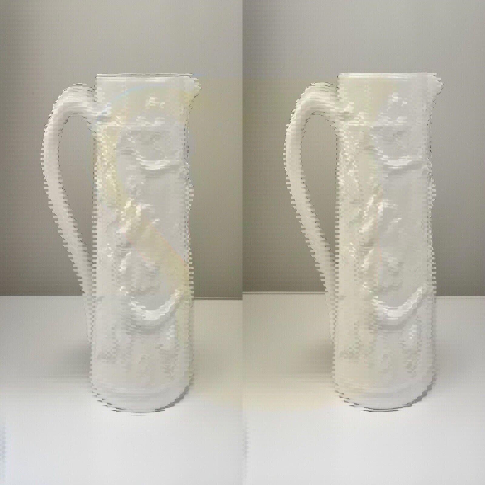 Spode Creamware Embossed Milk Pitcher Copeland Spode Milk Grapevine Ivory