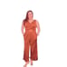 Anthropologie Maeve Enchantment Copper Rust Jumpsuit Size M