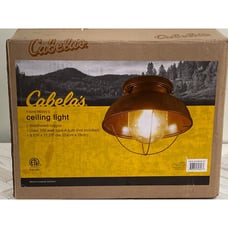 Cabela’s Fisherman’s Ceiling Light | Weather Copper | New Open Box
