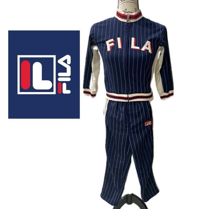 Y2K FILA TRACK SUIT BLUE WHITE RED KIDS SIZE 6