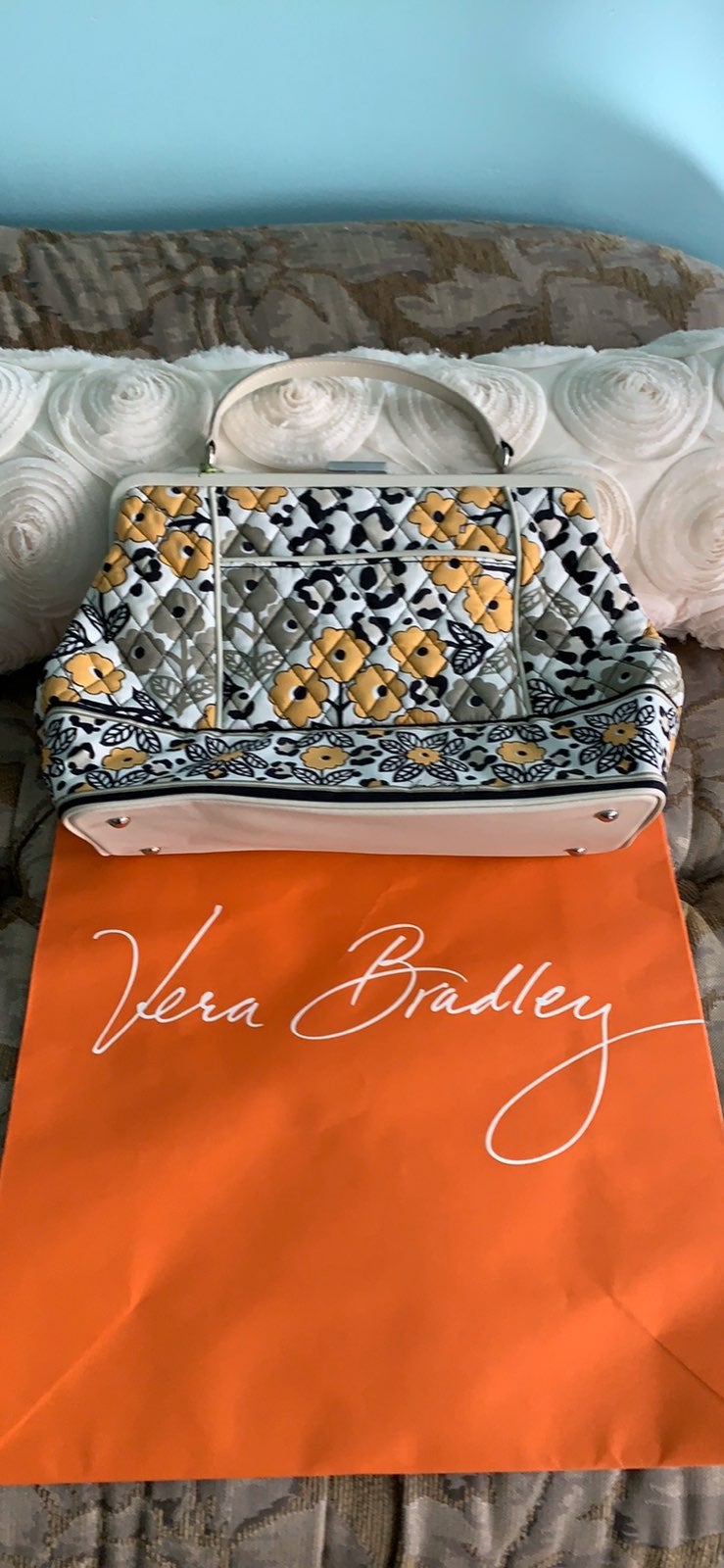 Vera Bradley Barbara Frame Satchel w/ gi