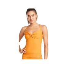 Athleta Twist Up Tankini Top-swimsuit Abbsynian Yellow-NWT-Size 34D/DD