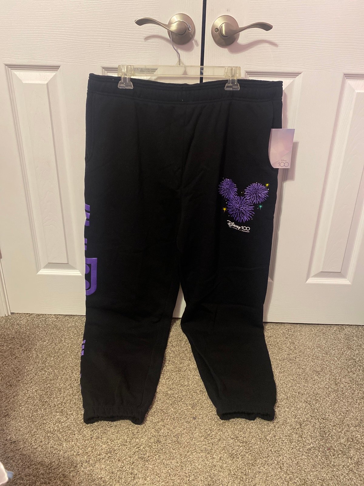 Disney 100th Anniversary Jogger Sweatpants Size Large WDW