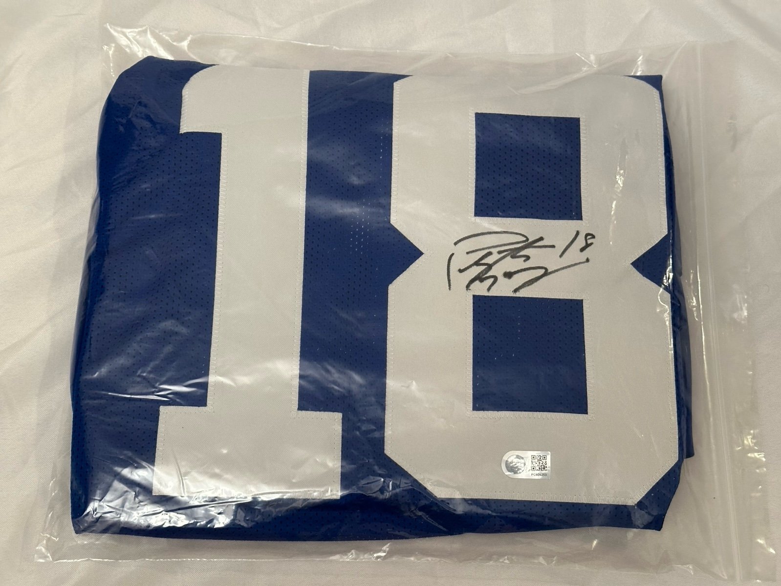 Payton Manning Signed NFL Colts Jersey