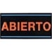 ABIERTO Business LED Spanish Open Sign 14x25