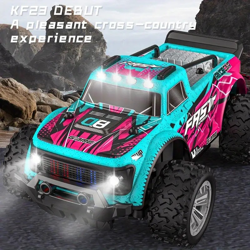 KXMG KF23 1:20 2.4G Model RC Car With LED Light 2WD Off-road Remote Control Clim