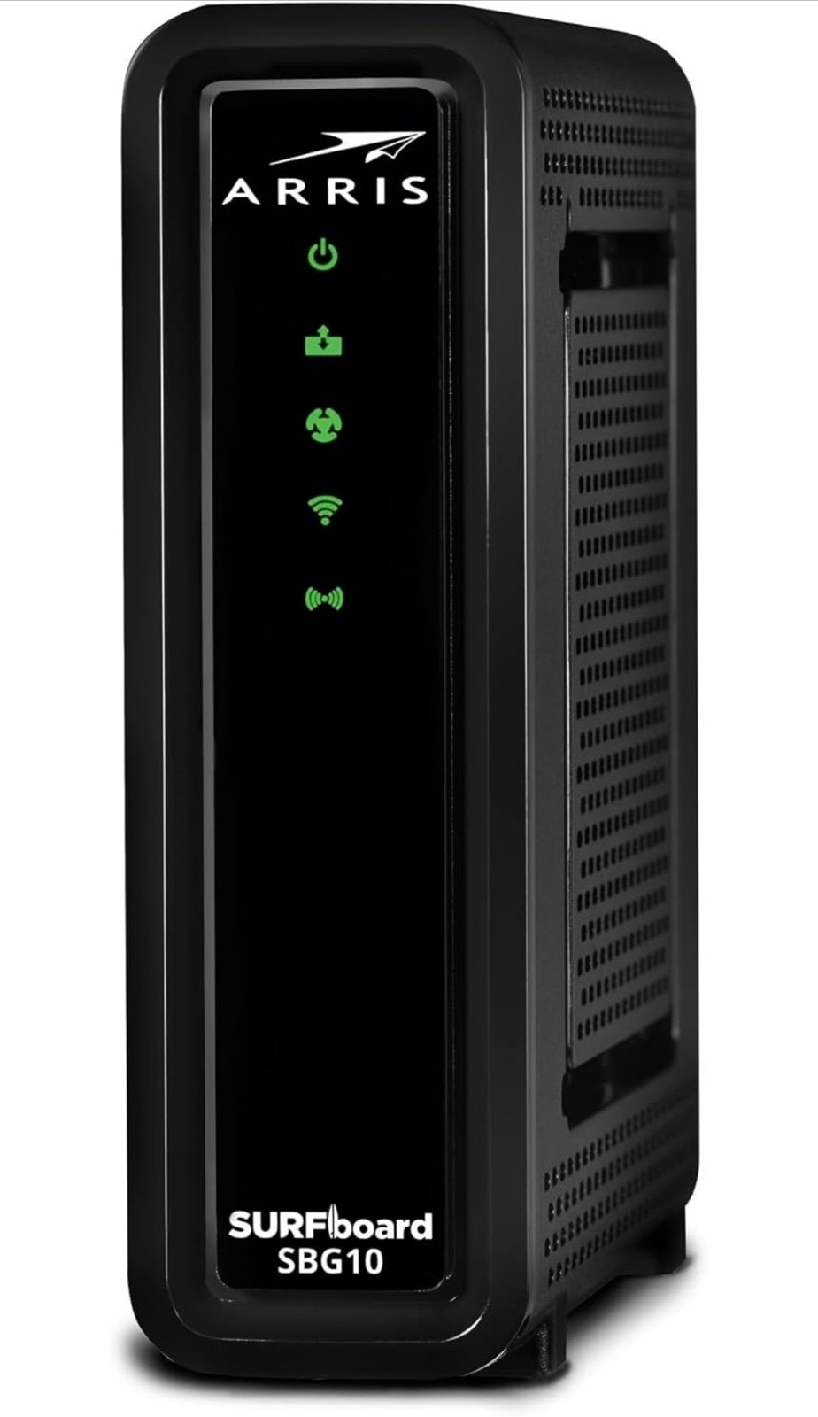 ARRIS SURFboard SBG10 DOCSIS 3.0 16 x 4 Gigabit Cable Modem & AC1600 Wi-Fi Route
