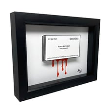 American Psycho Business Card 3D Art
