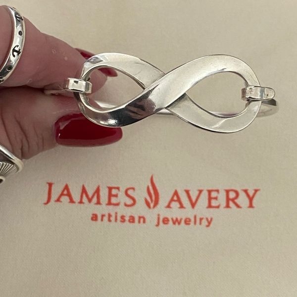 James Avery Retired Bold Infinity Hook On Bracelet(M)