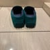 Tod's Turquoise Suede Driving Shoes Loafers Size 35