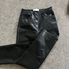 Aritzia faux leather pants