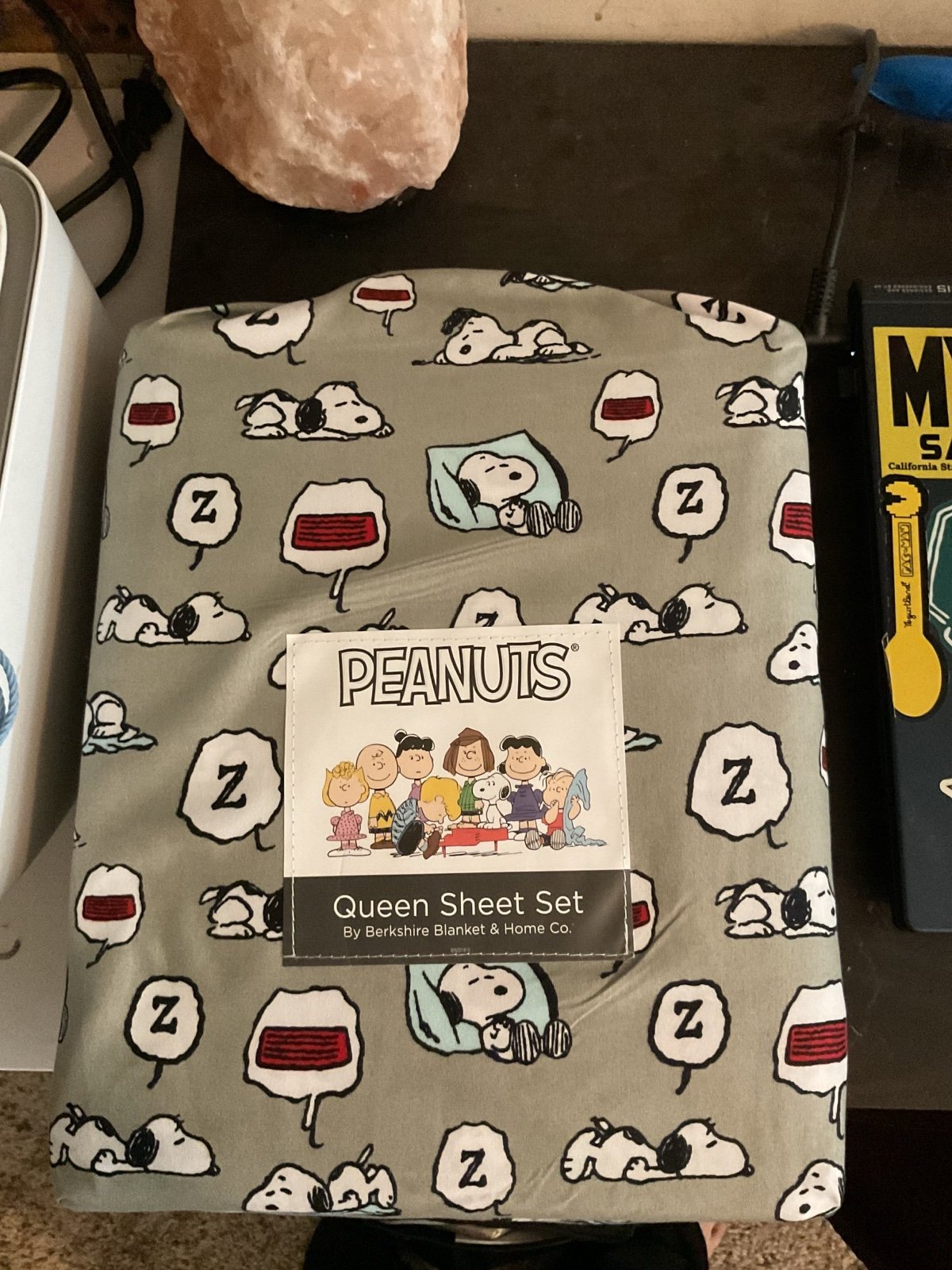 Peanuts Snoopy bed sheets set queen